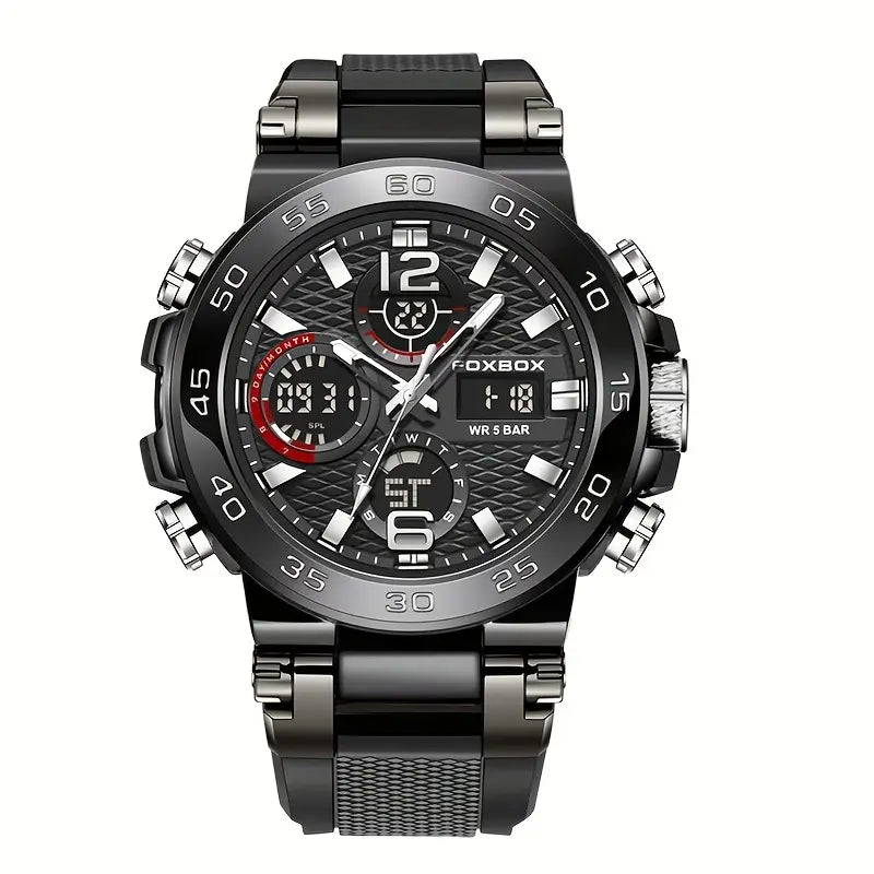 Dual Display Digital Military Quartz Watch