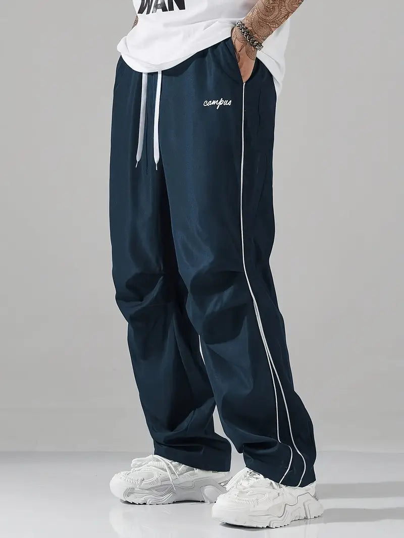Men's Striped Sports Slacks