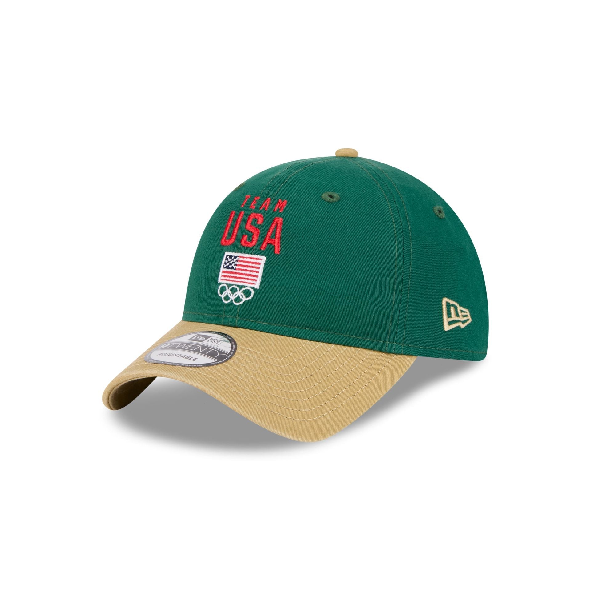 Olympics Green 9TWENTY Adjustable Caps