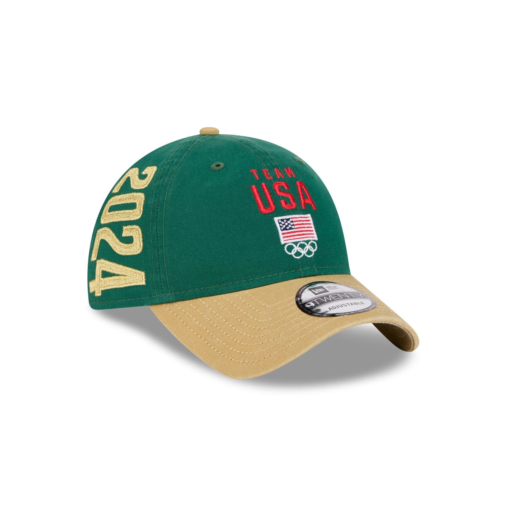 Olympics Green 9TWENTY Adjustable Caps