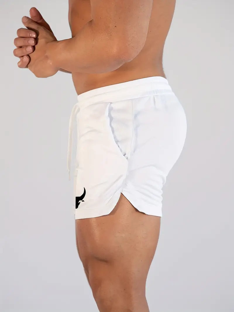 Men's Athletic Calf Print Shorts - 2-Pack