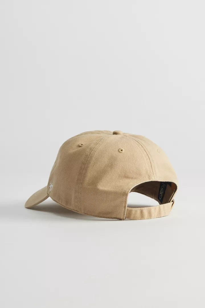’47 Brand MLB Los Angeles Dodgers Team Logo Clean Up Hat Beige