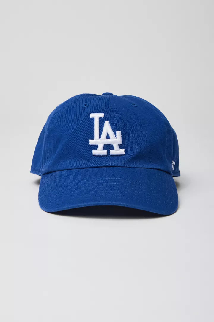 ’47 Brand MLB Los Angeles Dodgers Team Logo Clean Up Hat Navy