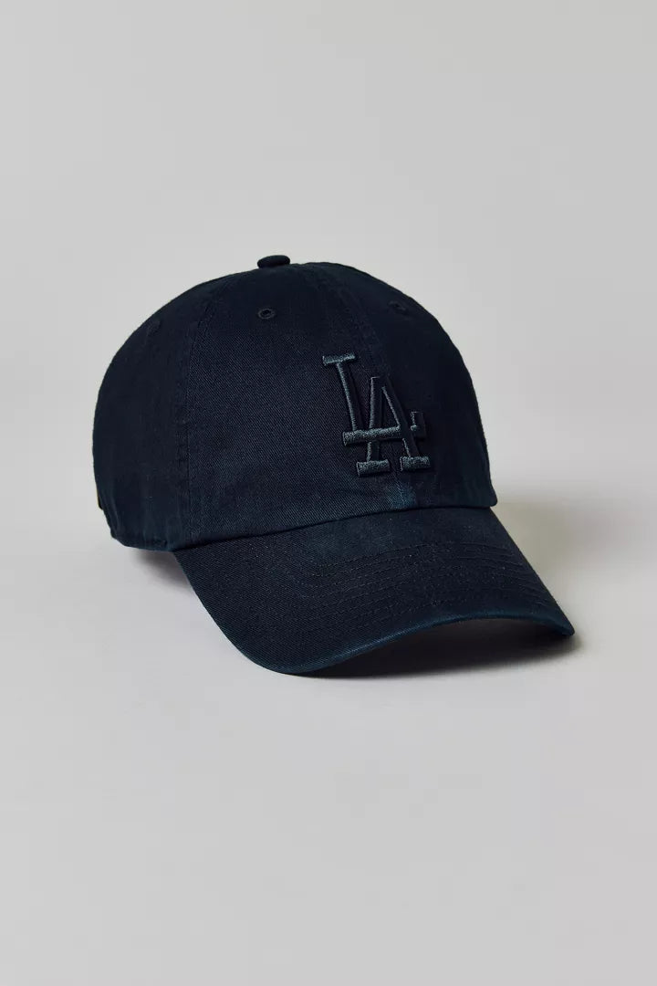 ’47 Brand MLB Los Angeles Dodgers Team Logo Clean Up Hat Black