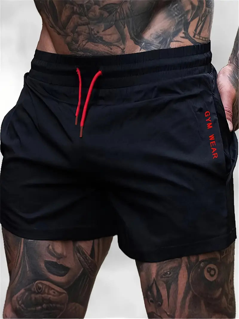 Stretchy Men's Quick-Dry Athletic Shorts