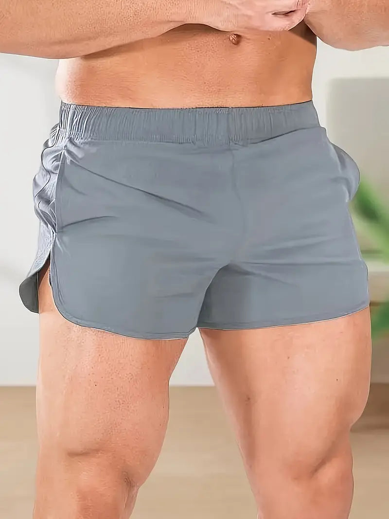 Men's Gray Athletic Shorts