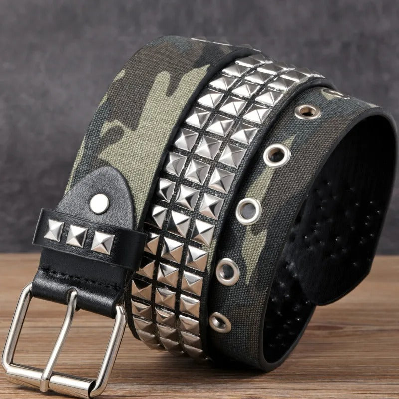 Punk Rock Studded Rivet Belt – 110cm