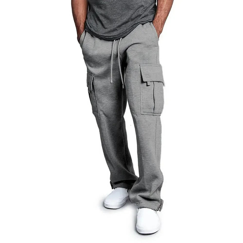 Men's Fleece Cargo Trousers