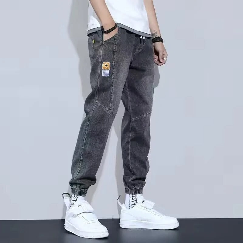 Men’s Baggy Plush Cargo Denim Pants