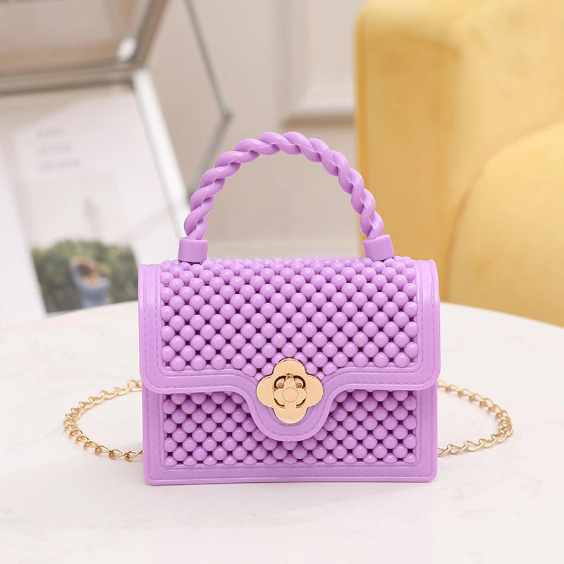 Women'S Fashion PVC Chain Crossbody Bag DIY Mini Handbag