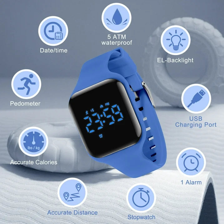 Kids Digital Watch for Boys Sport Watch with Stopwatch,Alarm Clock, Waterproof Watches