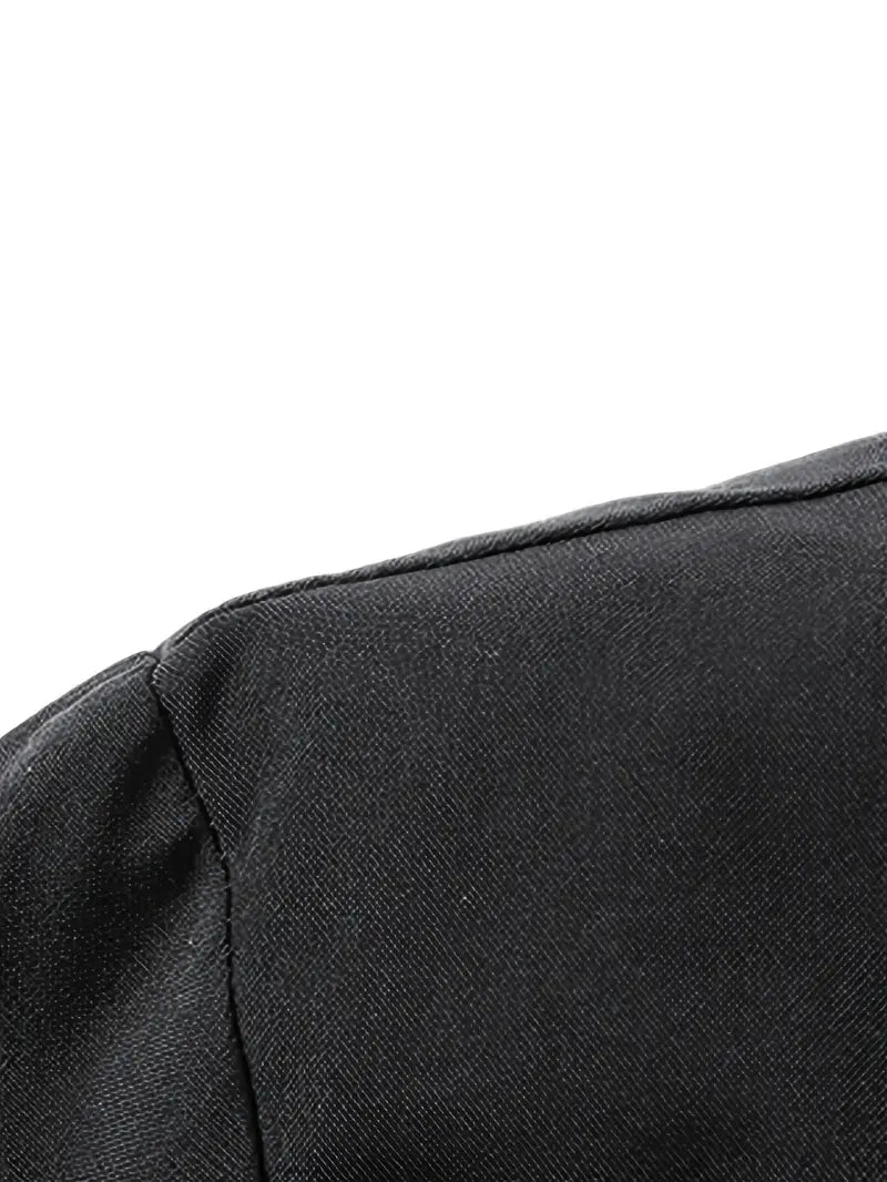 Men's Stand Collar Zipper Jacket