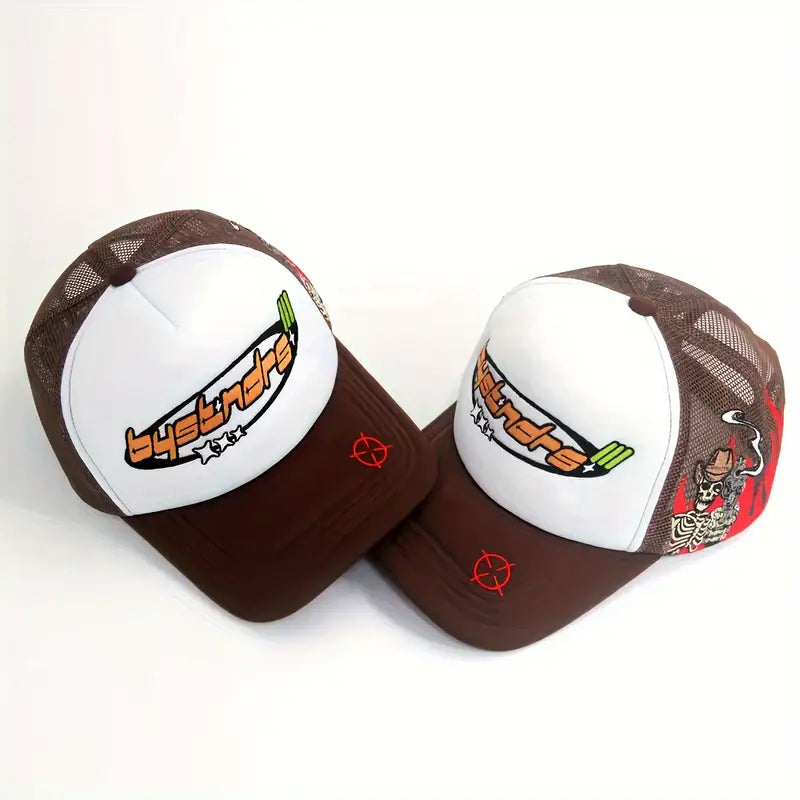 Men's Premium Embroidered Logo Trucker Hat