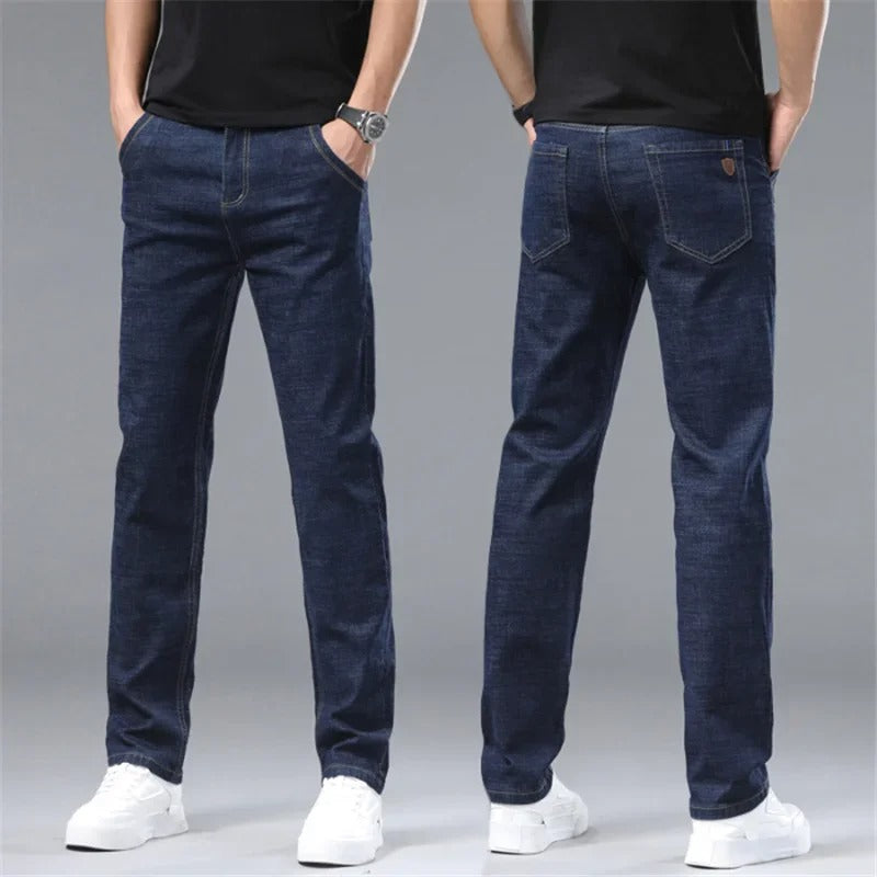 Men's Stretch Slim Fit Straight-Leg Jeans