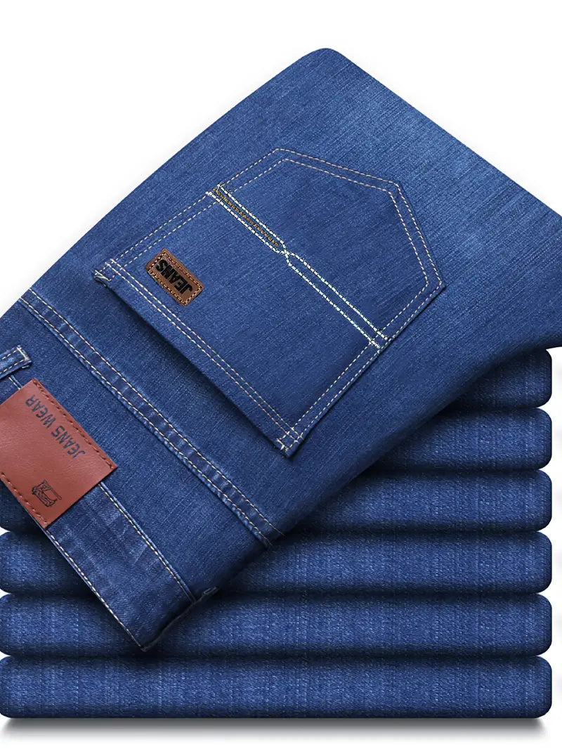 Men's Summer Casual Regular Fit Jeans