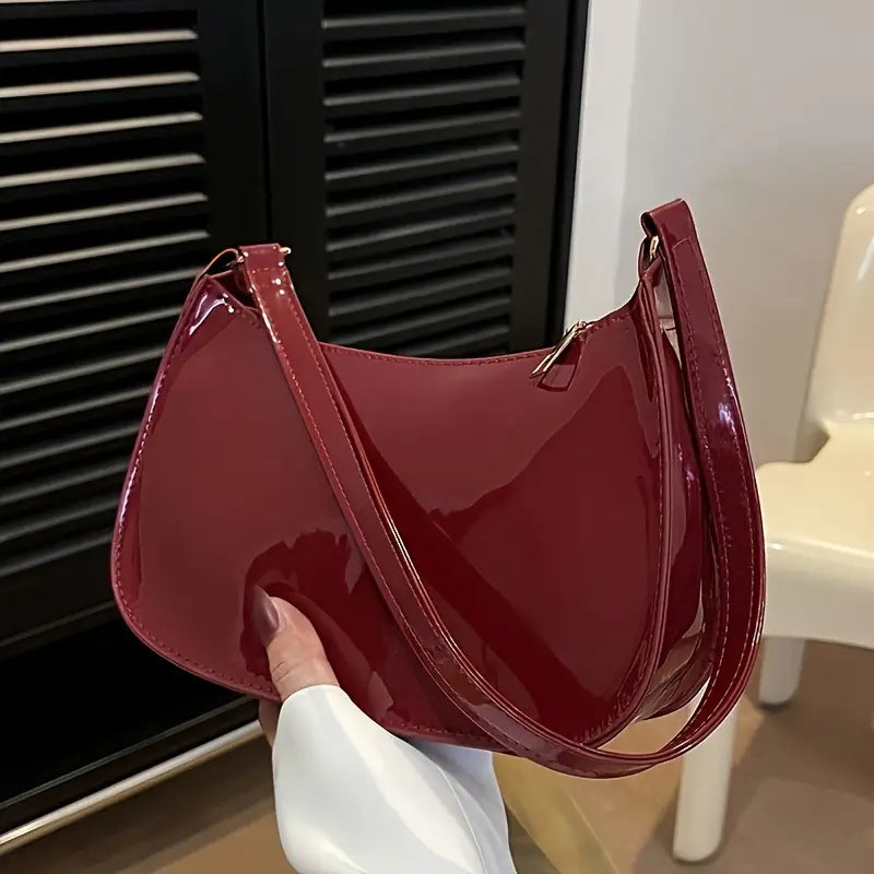 Mini Solid Color Shoulder Bag