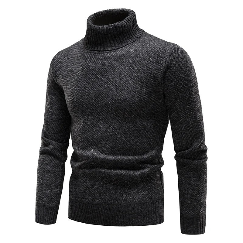 Autumn Winter Fleece Turtleneck Sweater