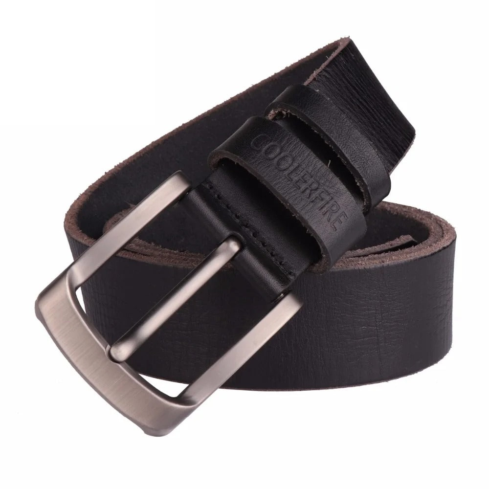 Men's 100% Genuine Leather Belt 100cm