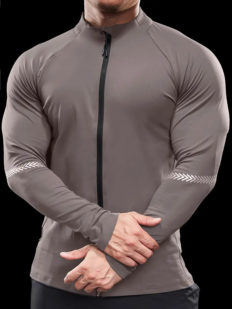 Men's Mid Stretch Printed Sports Jacket