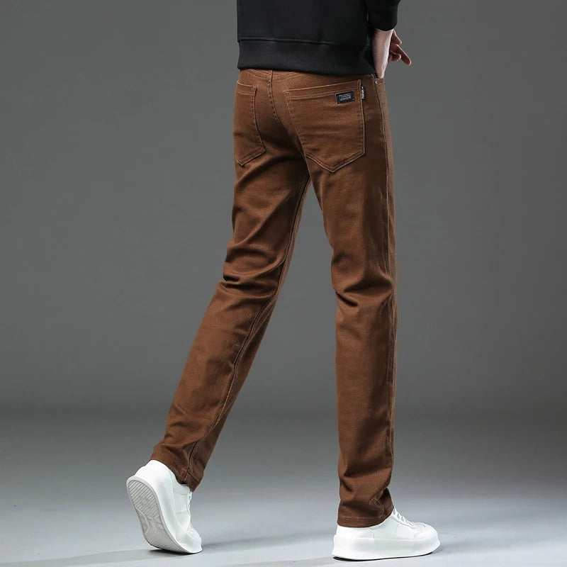 Men’s Slim Stretch Denim Chino Jeans