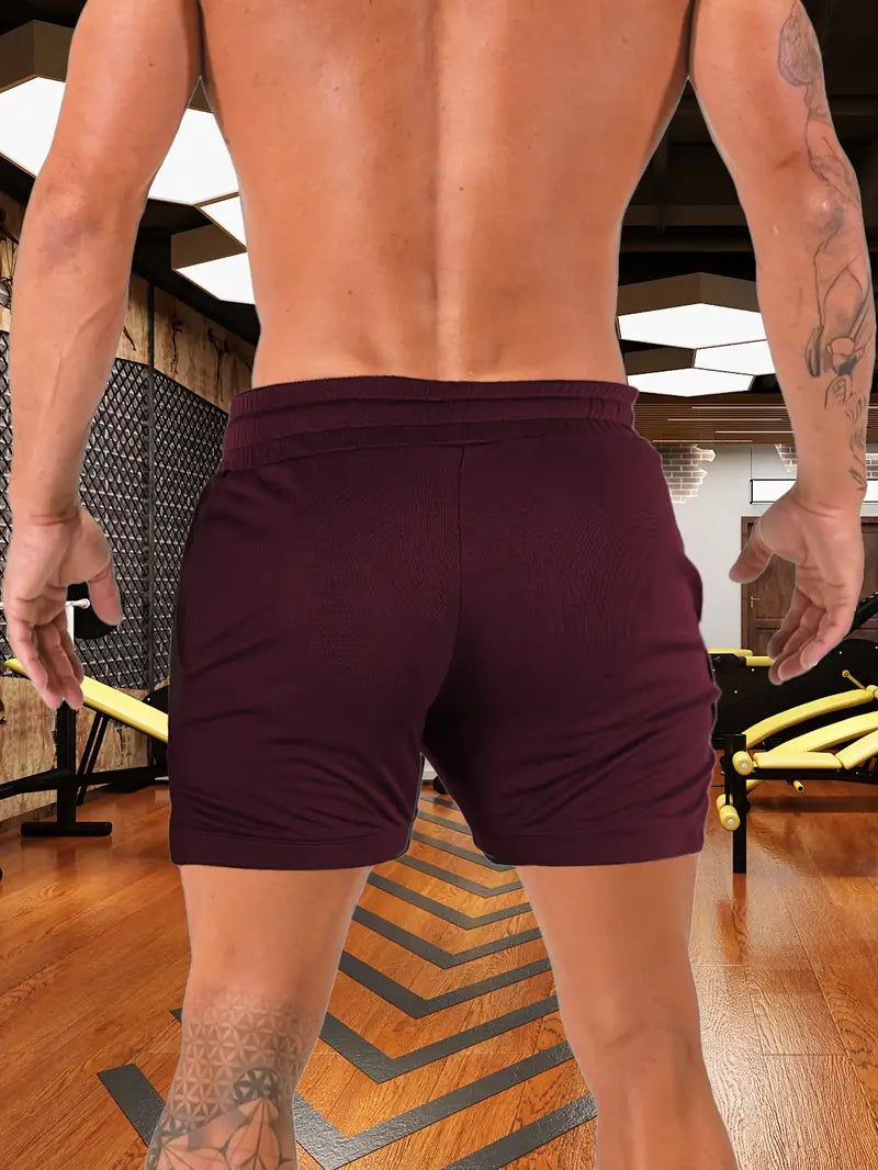 Men's Polyester Athleisure Joyful Face Print Shorts