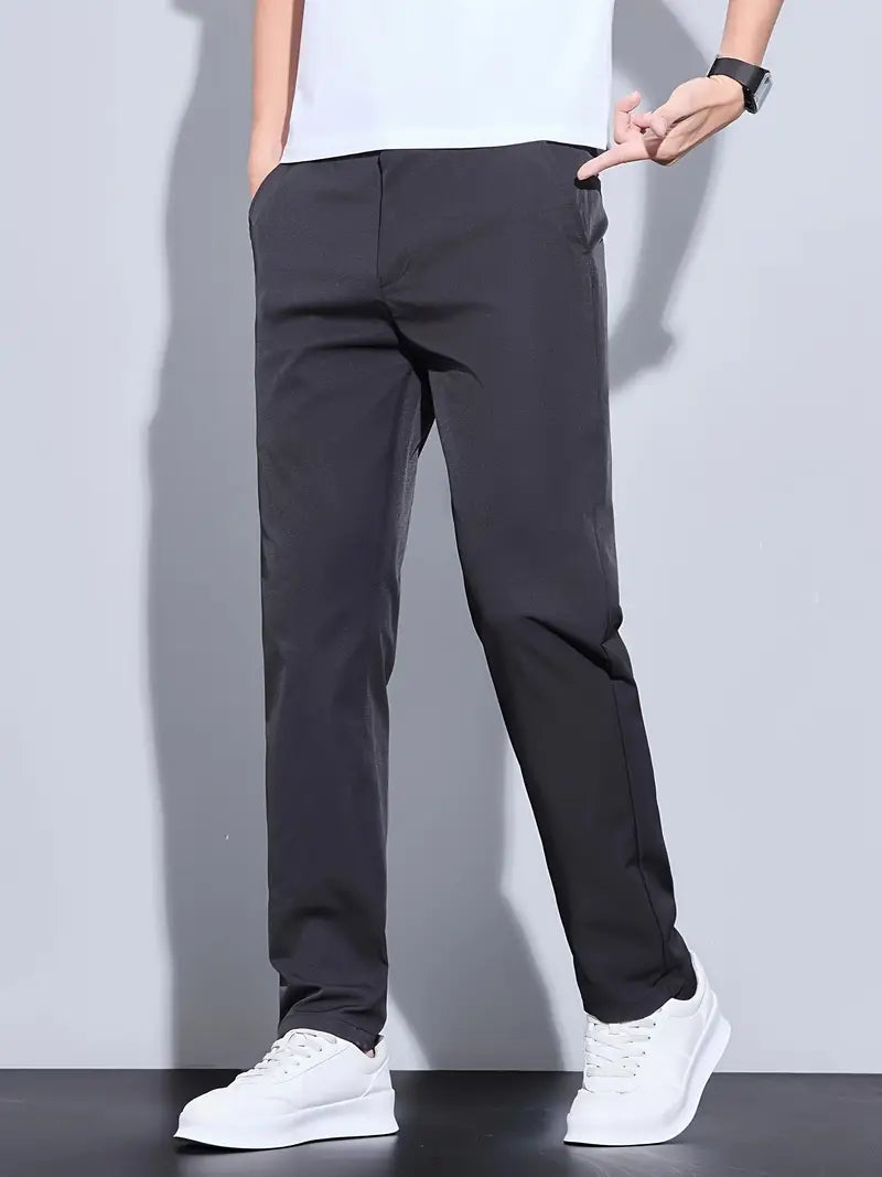 Men’s Lightweight Beige Casual Pants