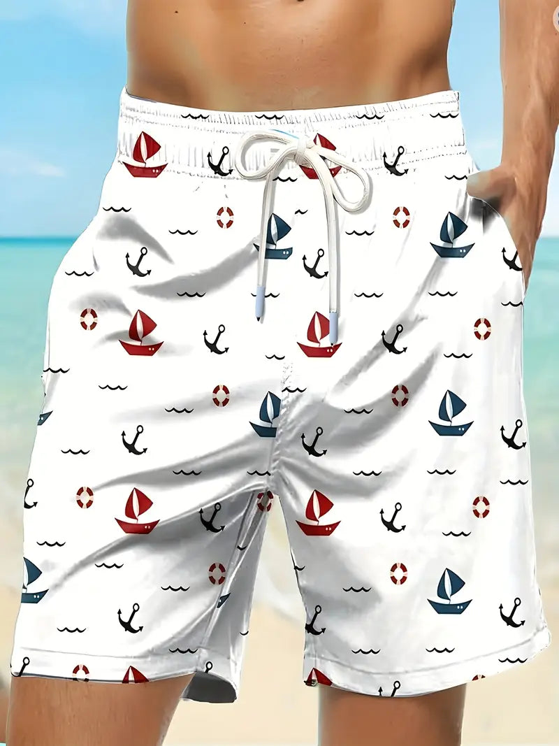 Comfort Fit Men's Casual Board Shorts