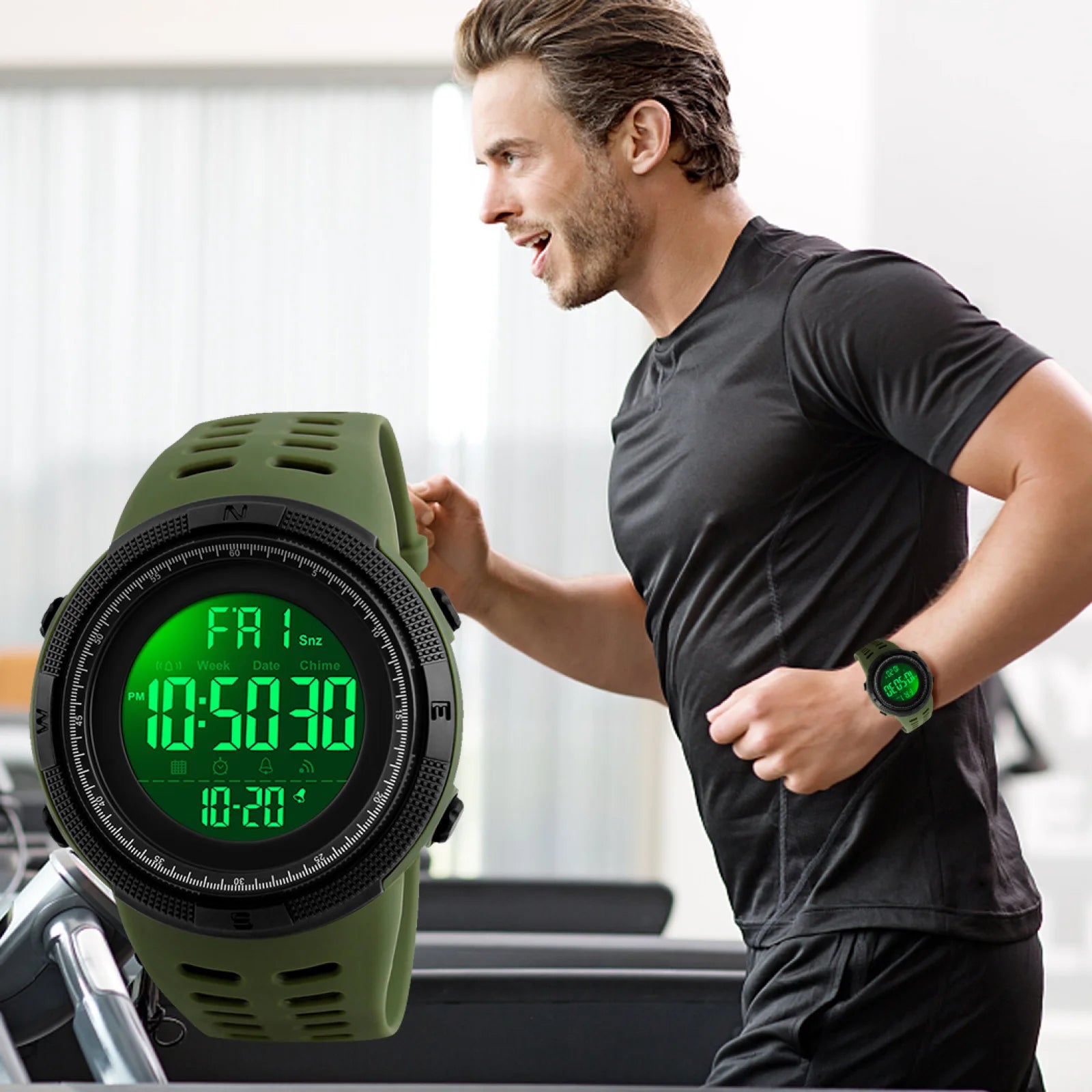 SKMEI Men's Watch, Waterproof Digital Sport Watch