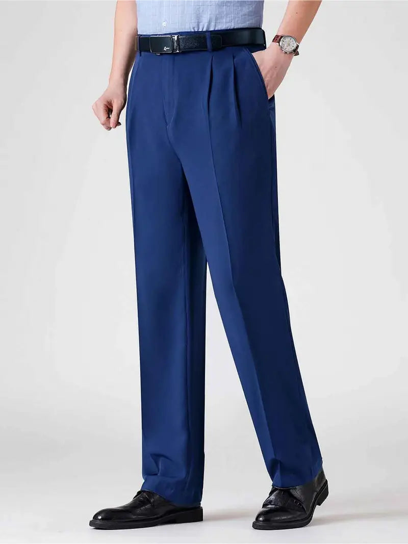 Men’s Lightweight Stretch Casual Chino Suit Pants