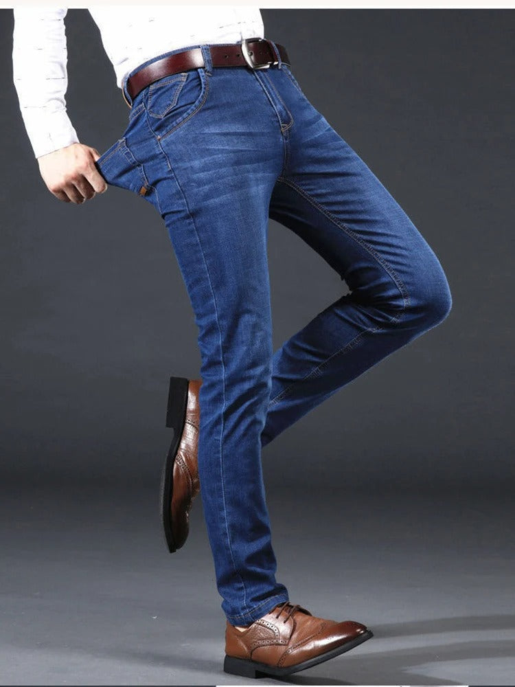 Men's Light Luxury Stretch Slim Fit Denim Pants