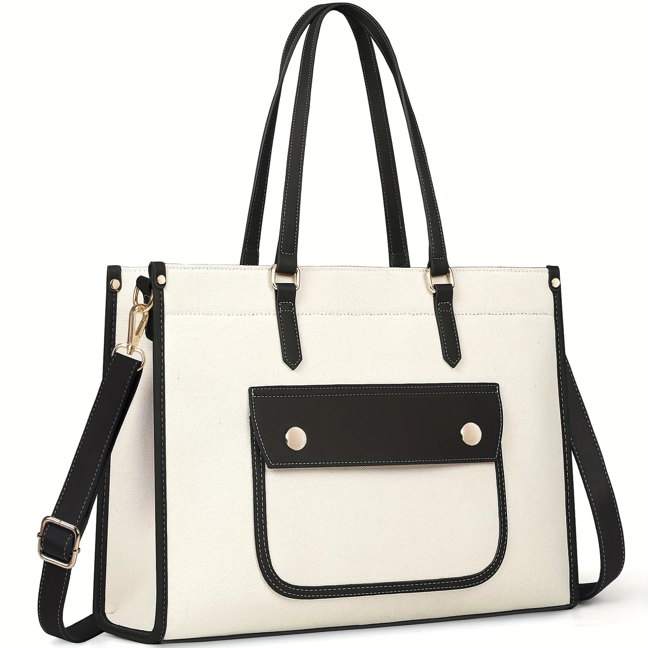 Women 15.6 Inch Large Handbag Ladies Laptop Bags Work Bags Shoulder Bag For Office Business Travel