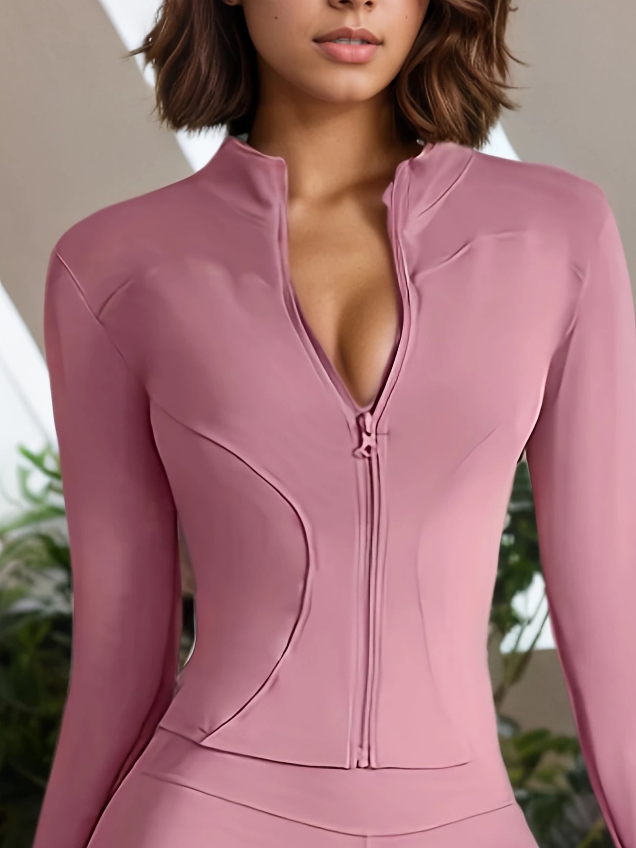 Long Sleeve Sports Jacket Cycling And Hiking Tightening Buttocks Pants Fitness Activewear