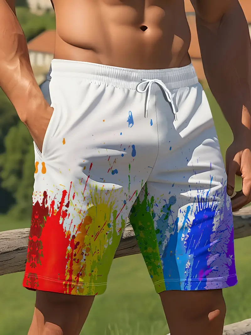 Men's Summer Casual 3D Print Shorts