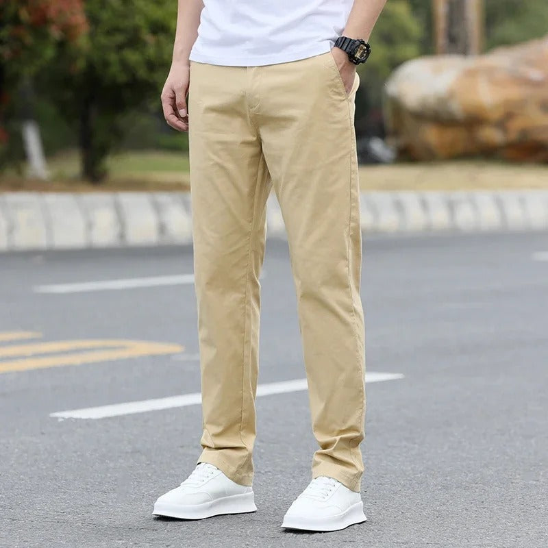 Men’s Slim-Fit Cotton Chino Pants