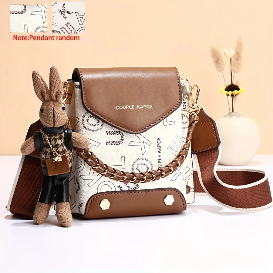 Vintage Designer Women's Mini Crossbody Bag