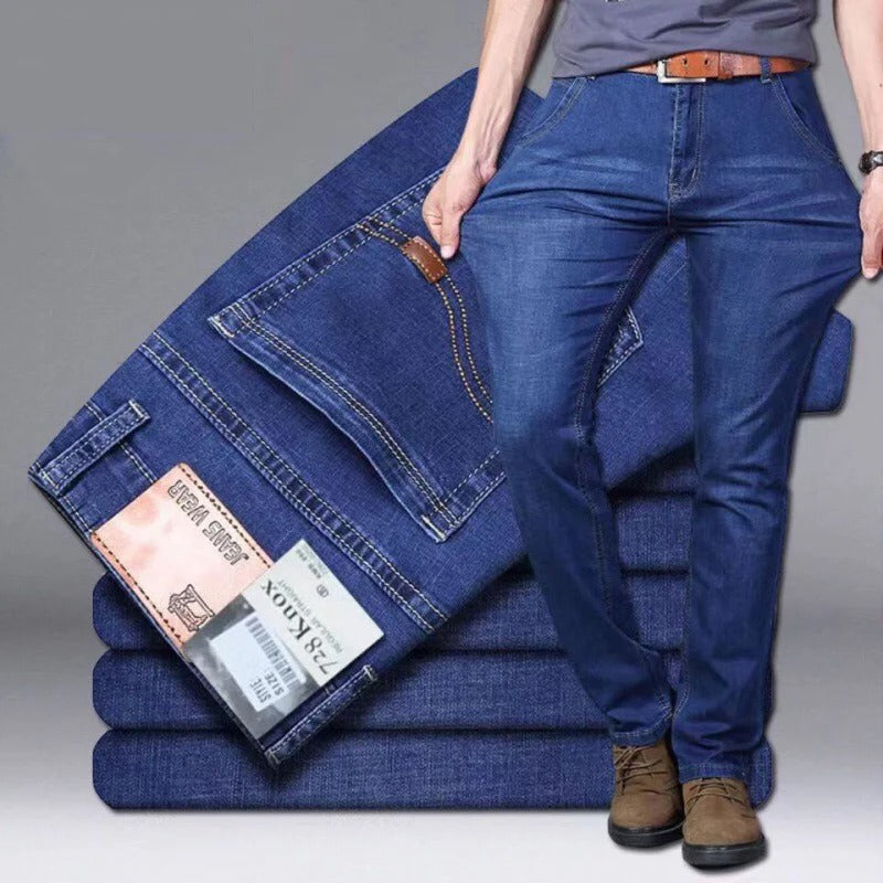 Men's Light Luxury Stretch Slim Fit Denim Pants