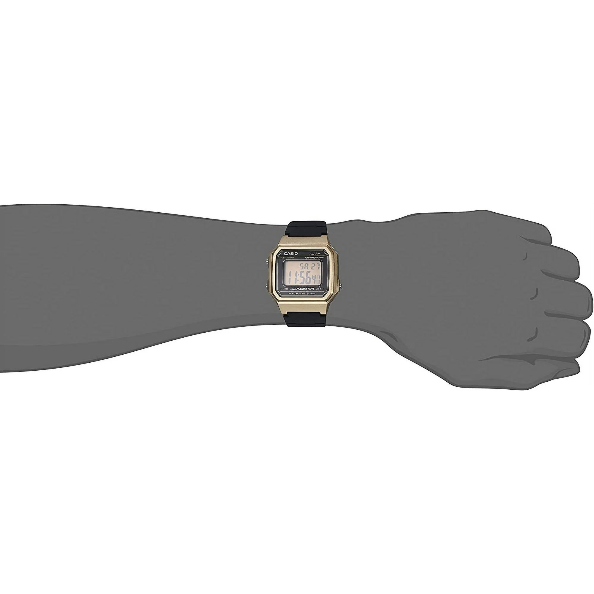Casio Men's Classic Digital Watch, Gold/Black