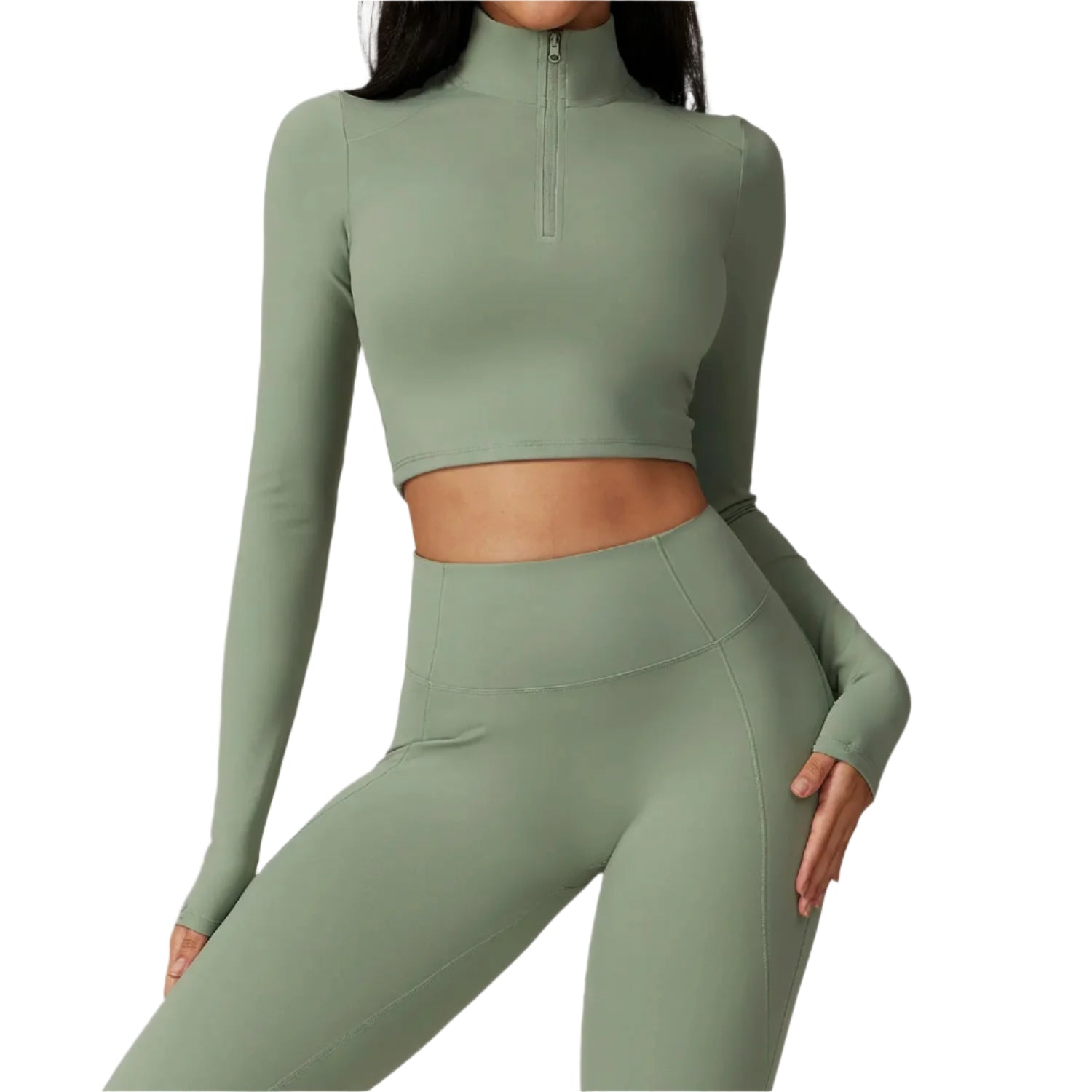 Women's Zipper Long Sleeve Sports Jacket
