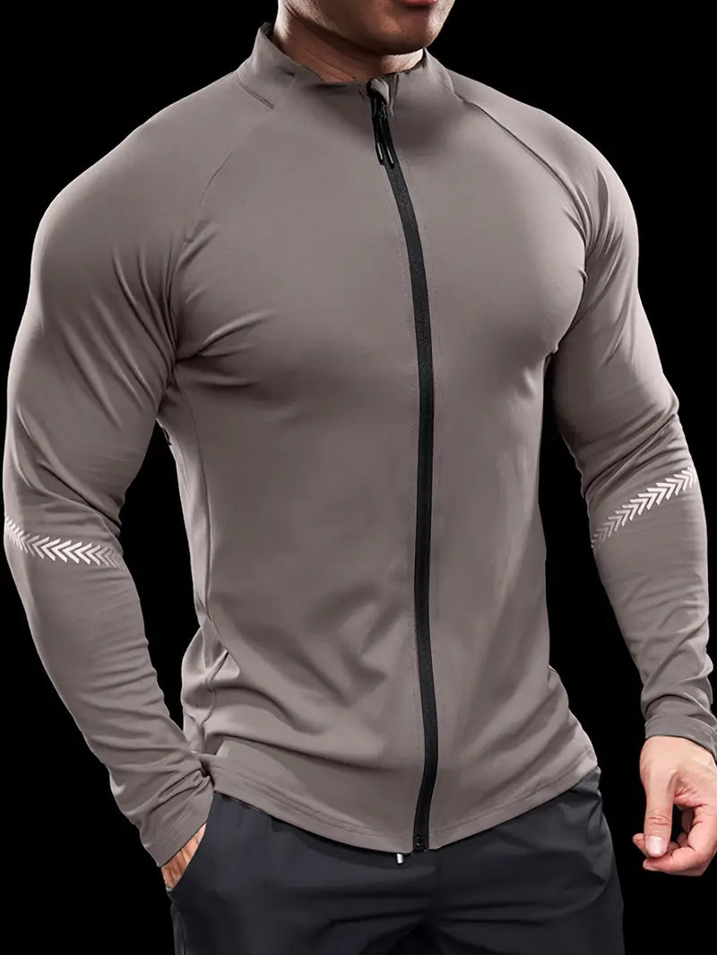 Men's Mid Stretch Printed Sports Jacket