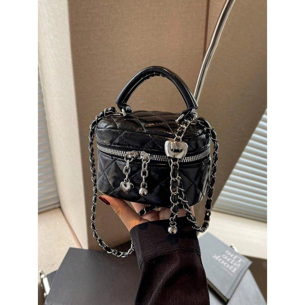 Women's Mini Crossbody Bag - Compact Everyday Purse with Zipper Closure