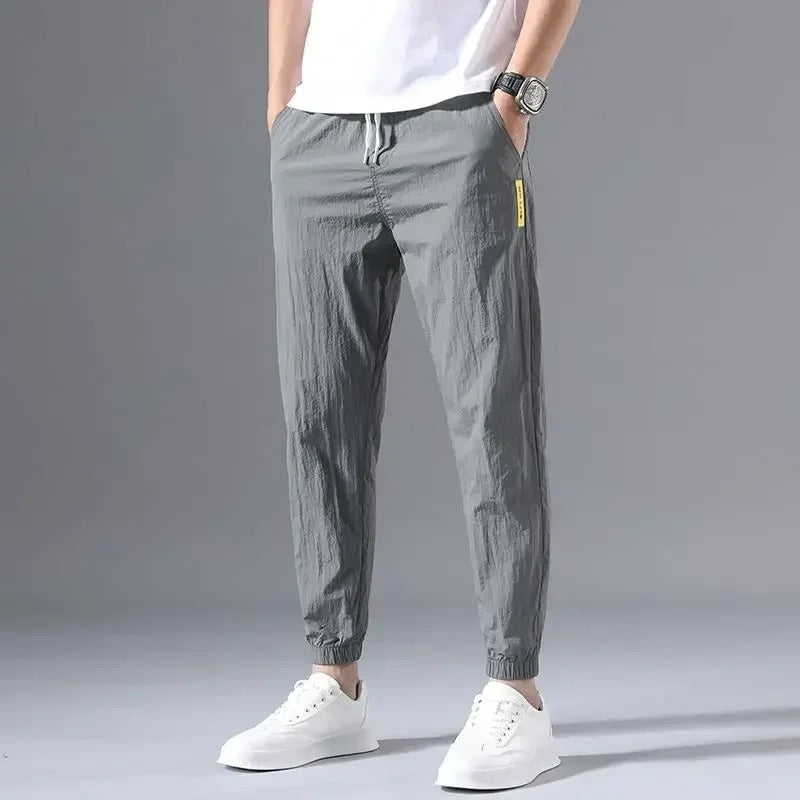 Men's Thin Slim Jogger Trousers