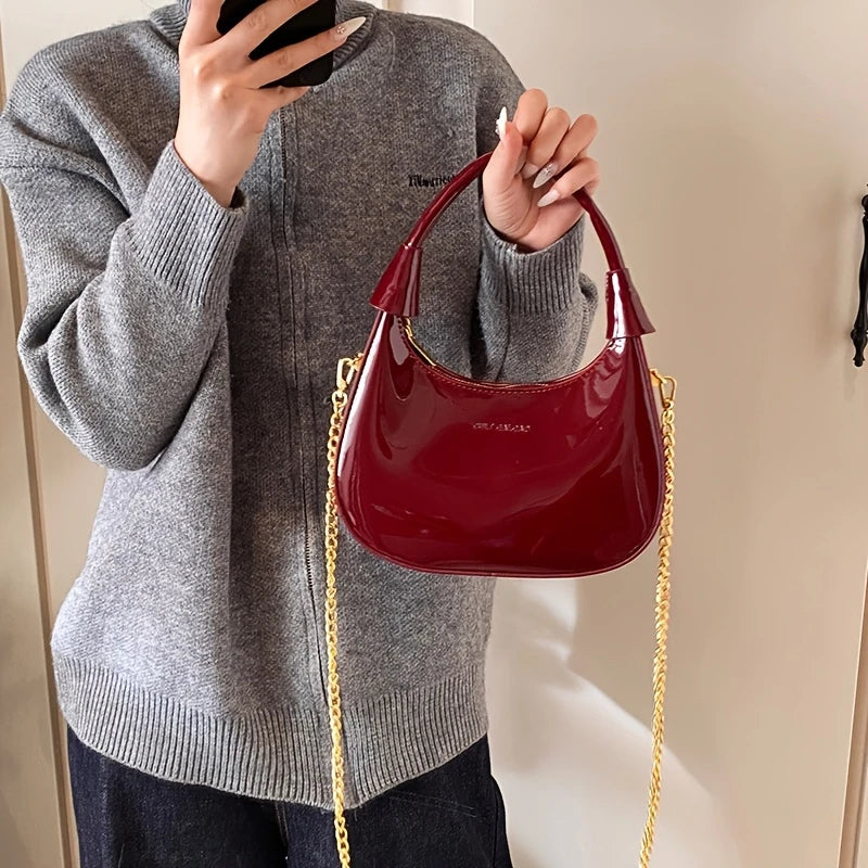 Elegant Burgundy Red Women's Mini bag
