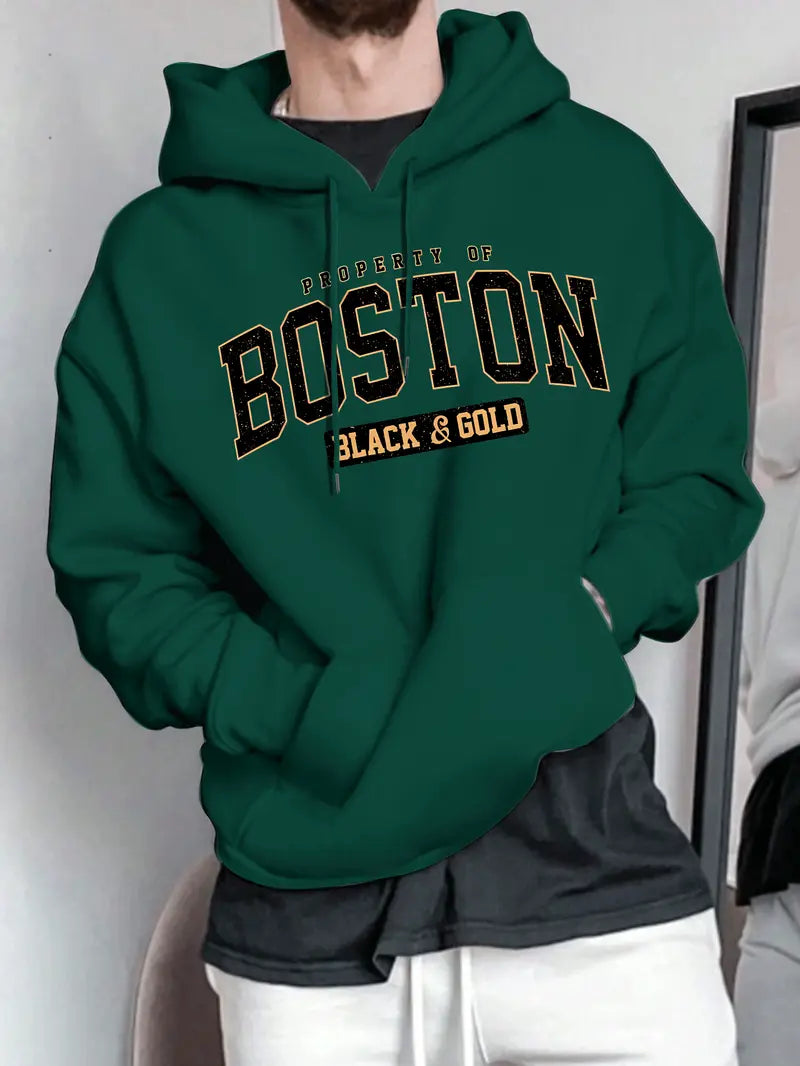 Paris-Inspired Fashion Hoodie for Men