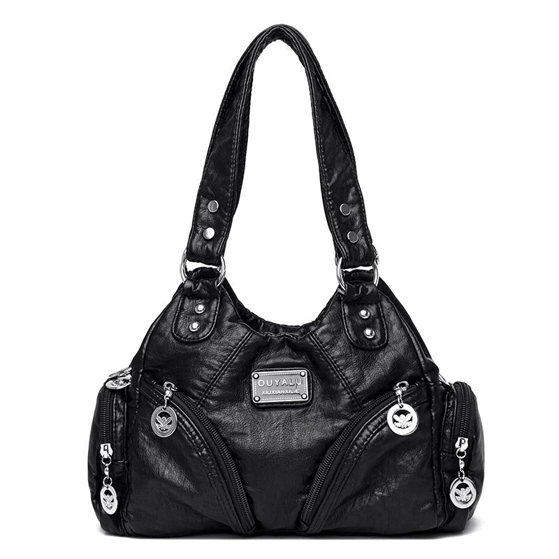 Luxury Large Capacity Leather Handbag