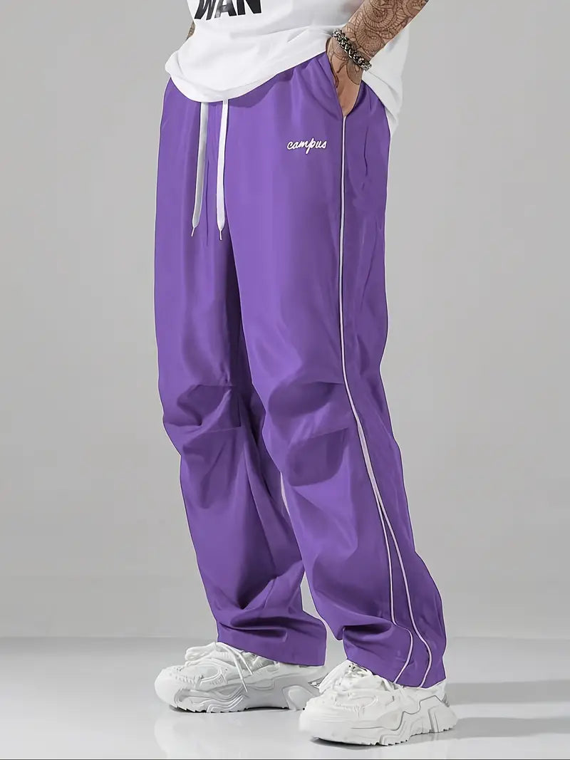 Men's Striped Sports Slacks