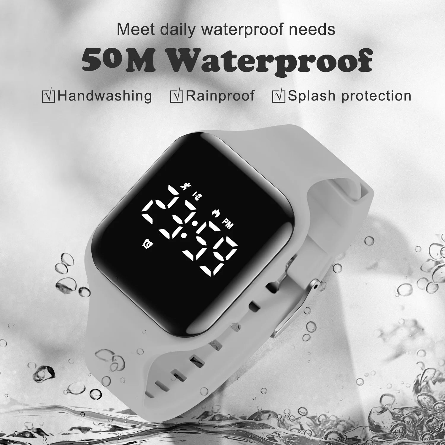 Boys Sport Watch with Stopwatch,Alarm Clock, Waterproof