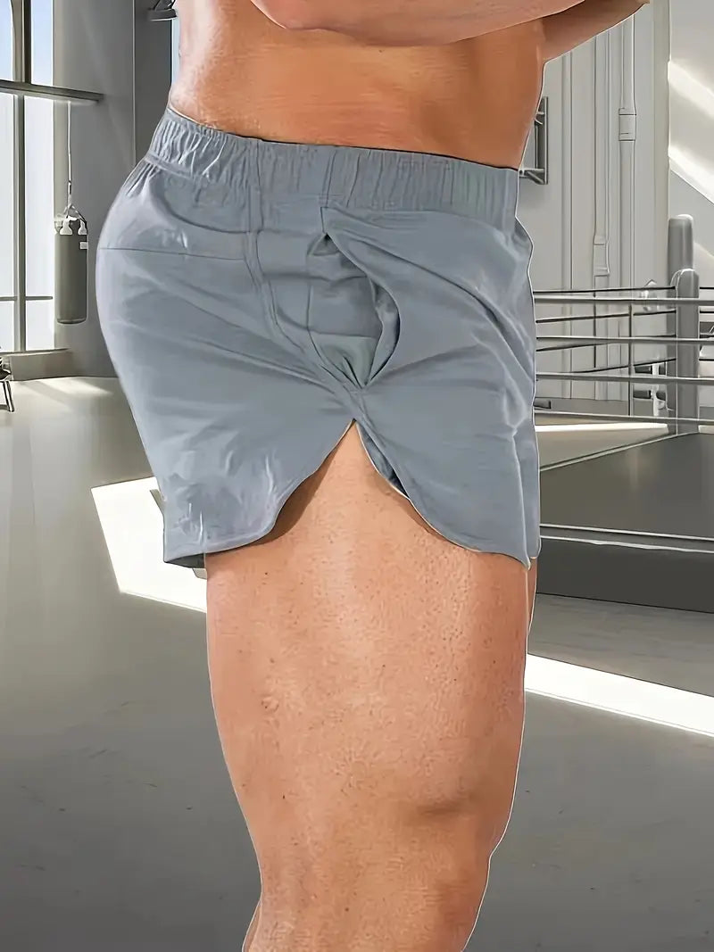 Men's Gray Athletic Shorts
