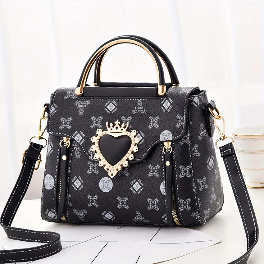 Fashionable Heart-shaped Women'S Bag