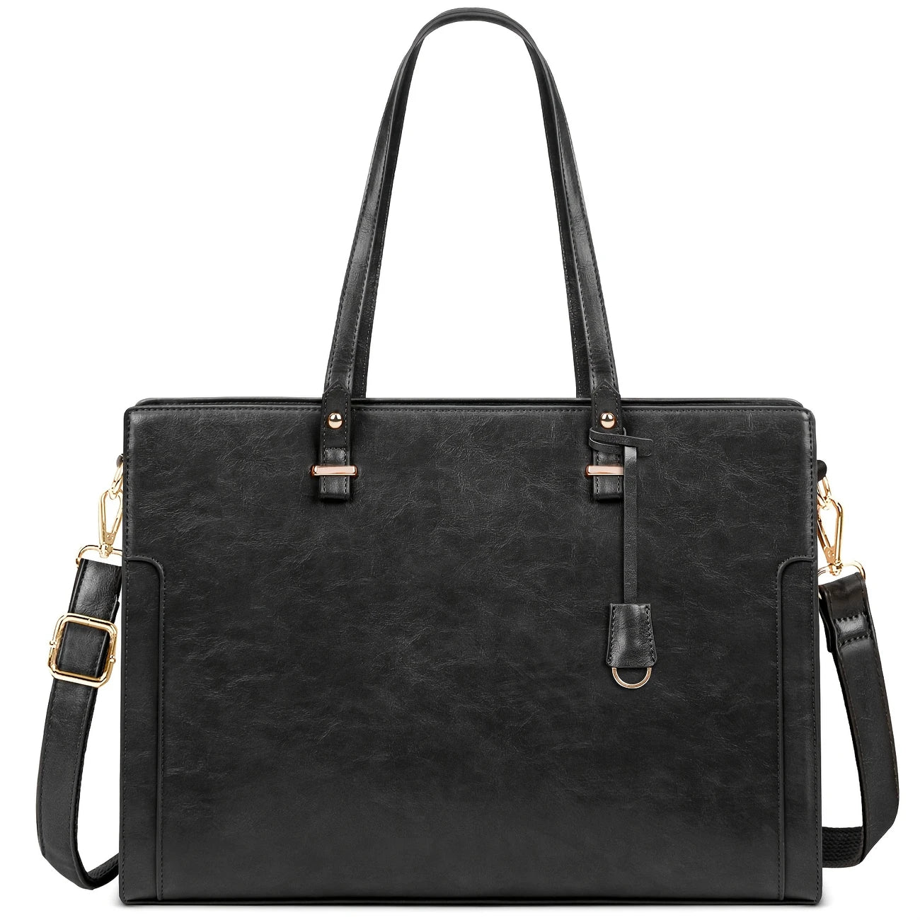 Women, TSA-Compliant Waterproof Business Office Handbag with Polyester Lining