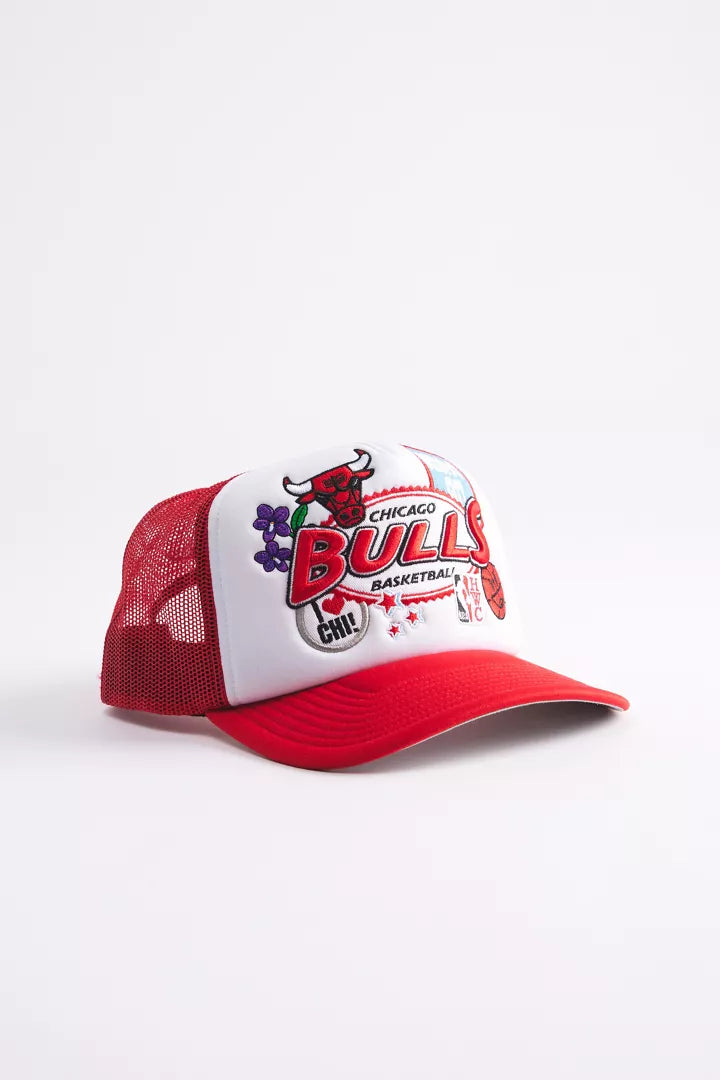 Mitchell & Ness NBA Chicago Bulls Patch Trucker Hat